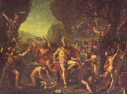 Jacques-Louis David Leonidas at Thermopylae France oil painting artist